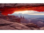 Tapeten Komar SHX9-058  Vlies Fototapete "Mesa Arch"  braun, rot         