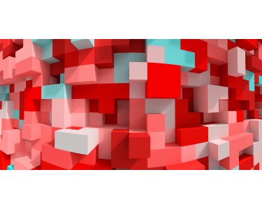 AP Digital 4  3D CubesRed