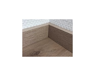Sockelleiste, Eiche Elfenbein