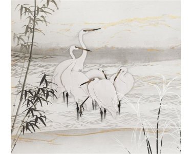 Tapeten Erismann Art Edition 2244-15 Digitaltapete, Birds of Asia