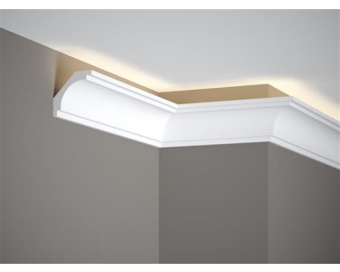 Mardom MD145Neu Decor Deckenleiste Polyforce MD145 200 x 6,0 x 6,0  cm LED tauglich