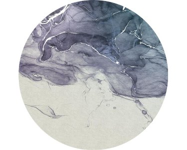 Tapeten Komar D1-004 Selbstklebende Fototapete/Wandtattoo Vlies  - Fabled INK - Größe 125 x 125 cm