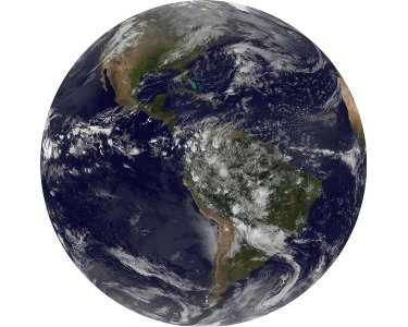 Tapeten Komar D1-016 Selbstklebende Fototapete/Wandtattoo Vlies  - Earth - Größe 125 x 125 cm