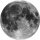 Tapeten Komar D1-019 Selbstklebende Fototapete/Wandtattoo Vlies  - Moon - Größe 125 x 125 cm