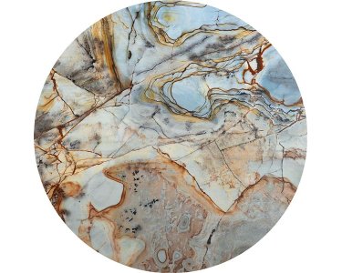 Tapeten Komar D1-025 Selbstklebende Fototapete/Wandtattoo Vlies  - Marble Sphere - Größe 125 x 125 cm