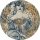 Tapeten Komar D1-042 Selbstklebende Fototapete/Wandtattoo Vlies  - Goddess - Größe 125 x 125 cm