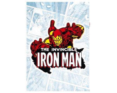 Tapeten Komar 14073h Fototapeten Wandtattoo - Iron Man Comic Classic  - Größe 50 x 70 cm