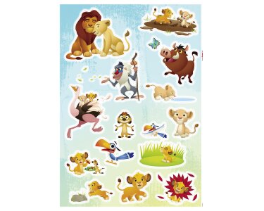 Tapeten Komar 14097h Fototapeten Wandtattoo - Lion King Wildlife  - Größe 50 x 70 cm