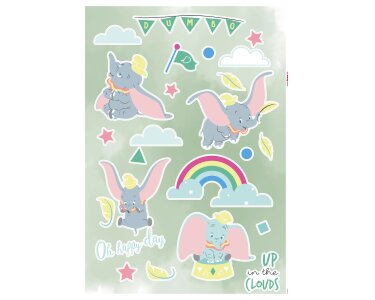 Tapeten Komar 14101h Fototapeten Wandtattoo - Dumbo Daydream  - Größe 50 x 70 cm