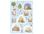 Tapeten Komar 14103h Fototapeten Wandtattoo - Winnie the Pooh Adventures  - Größe 50 x 70 cm