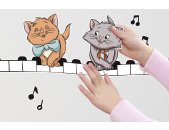 Tapeten Komar 14106h Fototapeten Wandtattoo - Aristocats Kittens  - Größe 50 x 70 cm