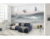 Tapeten Komar INX8-083 Fototapeten Vlies  - Mystic Cranes - Größe 400 x 280 cm