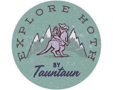 Tapeten Komar DD1-034 Selbstklebende Fototapete/Wandtattoo Vlies  - Star Wars Explore Hoth - Größe 125 x 125 cm