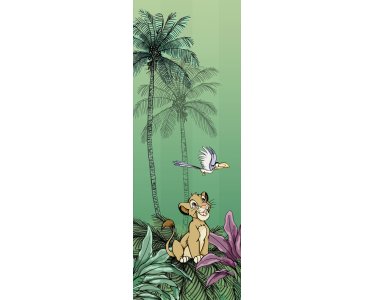 Tapeten Komar DX2-019 Fototapeten Vlies  - Jungle Simba - Größe 100 x 280 cm