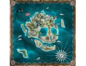 Tapeten Komar IAX5-0024 Fototapeten Vlies  - Skull Island - Größe 250 x 250 cm