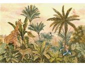 Tapeten Komar IAX8-0005 Fototapeten Vlies  - Tropical Vintage Garden - Größe 400 x 280 cm
