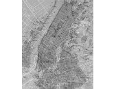Tapeten Komar P033-VD2 Fototapeten Vlies  - NYC Map - Größe 200 x 250 cm