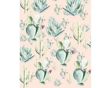 Tapeten Komar P045A-VD2 Fototapeten Vlies  - Cactus Rose - Größe 200 x 250 cm