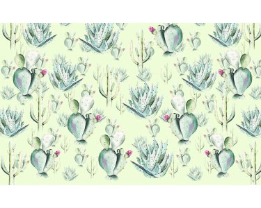 Tapeten Komar P045C-VD4 Fototapeten Vlies  - Cactus Green - Größe 400 x 250 cm