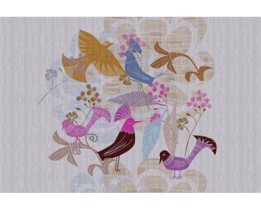 AS Digital Wandbilder Walls by Patel 3  birdland 1