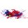 Komar Fototapeten 4-4123 Papier Fototapete - Spider-Man Graffiti Art - Größe 368 x 127 cm