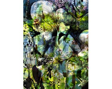 Komar Fototapeten 4-915 Papier Fototapete - Aphrodite´s Garden - Größe 184 x 254 cm