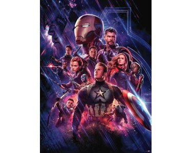 Komar Fototapeten 4-4127 Papier Fototapete - Avengers Endgame Movie Poster - Größe 184 x 254 cm