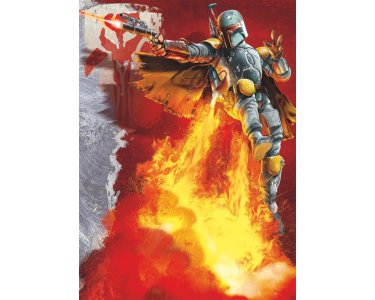 Komar Fototapeten 4-440 Papier Fototapete - Star Wars Boba Fett - Größe 184 x 254 cm