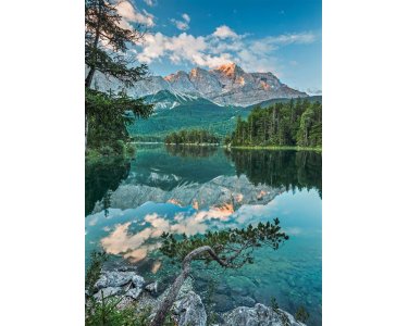 Komar Fototapeten 4-537 Papier Fototapete - Mirror Lake - Größe 184 x 254 cm