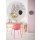 Komar Fototapeten DD1-042 Selbstklebende Vlies Fototapete/Wandtattoo - Minnie Line Art - Größe 125 x 125 cm