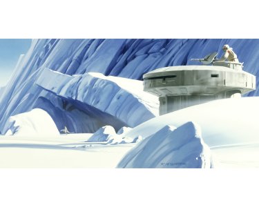 Komar Fototapeten DX10-056 Vlies Fototapete - Star Wars Classic RMQ Hoth Echo Base - Größe 500 x 250 cm