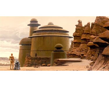 Komar Fototapeten DX10-057 Vlies Fototapete - Star Wars Classic RMQ Jabbas Palace - Größe 500 x 250 cm