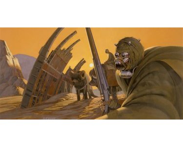 Komar Fototapeten DX10-065 Vlies Fototapete - Star Wars Classic RMQ Tusken - Größe 500 x 250 cm