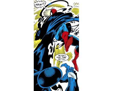 Komar Fototapeten IADX2-069 Vlies Fototapete - Spider-Man Retro Comic - Größe 100 x 200 cm