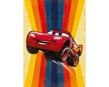 Komar Fototapeten IADX4-055 Vlies Fototapete - Cars Jump - Größe 200 x 280 cm