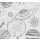 Komar Fototapeten IAX6-0017 Vlies Fototapete - Cosmos Sketch - Größe 300 x 280 cm