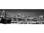 Komar Fototapeten X8-320 Vlies Fototapete - Brooklyn Bridge - Größe 400 x 140 cm