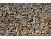 Komar Fototapeten X8-727 Vlies Fototapete - Stone Wall  - Größe 400 x 260 cm
