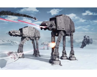 Komar Fototapeten X8-8481 Vlies Fototapete - STAR WARS Battle of Hoth - Größe 400 x 260 cm