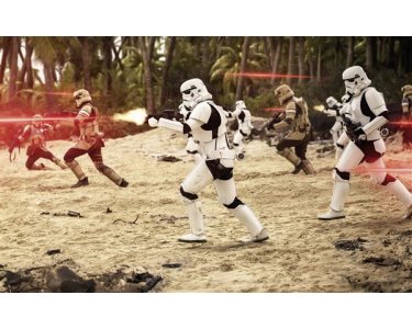 Komar Fototapeten 011-DVD4 Vlies Fototapete - Star Wars Imperial Strike - Größe 400 x 250 cm