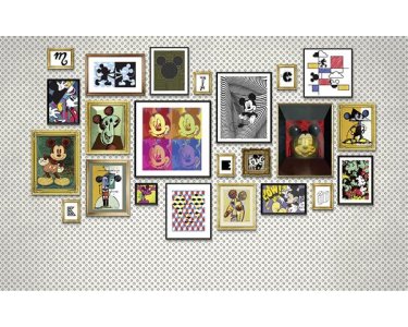 Komar Fototapeten 025-DVD4 Vlies Fototapete - Mickey Art Collection - Größe 400 x 250 cm
