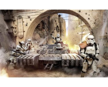 Komar Fototapeten 027-DVD4 Vlies Fototapete - Star Wars Tanktrooper - Größe 400 x 250 cm