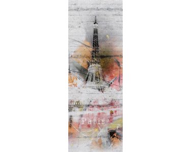Komar Fototapeten 1315-DV1 Vlies Fototapete - Paris - Größe 100 x 280 cm