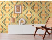 AS 395312 Tapeten A.S Creation Farbe Grün Gelb Orange   Retro Chic Vliestapete