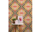 AS 395313 Tapeten A.S Creation Farbe Grün Orange Rot Rosa  Creme Retro Chic Vliestapete