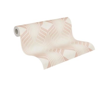 AS 395324 Tapeten A.S Creation Farbe Beige Creme Weiß   Retro Chic Vliestapete
