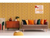 AS 395334 Tapeten A.S Creation Farbe Braun Gelb Orange   Retro Chic Vliestapete