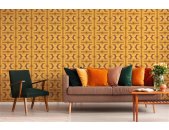 AS 395334 Tapeten A.S Creation Farbe Braun Gelb Orange   Retro Chic Vliestapete