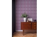 AS 395343 Tapeten A.S Creation Farbe Lila Creme Weiß   Retro Chic Vliestapete