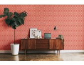 AS 395344 Tapeten A.S Creation Farbe Rot Creme Weiß Rosa  Retro Chic Vliestapete
